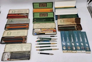 Vintage großes Lot Faber Castell 9800SG Zeichenstifte Van Dyle Eagle - Bild 1 von 10