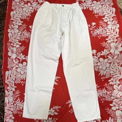 Jeans blancos LizWear, talla 10, cintura 28-31 entrepierna 30,5, tiro alto Foto 1 de 4
