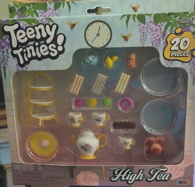 Teeny Tinies Teeny High Tea Party Mini Food Playset Toy Doll/Dollhouse Miniature - Image 1 of 2