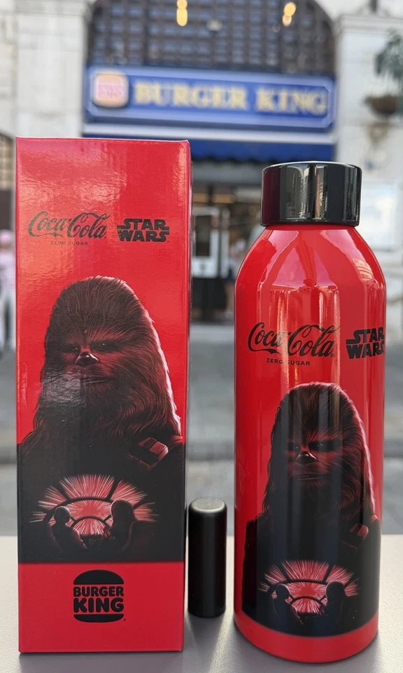 Nueva botella Star Wars Chewbacca Burger King edición limitada Reino Unido Europa Foto 1 de 1