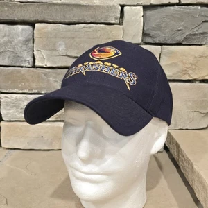 Vintage Atlanta Thrashers Twins Enterprise Hat NHL StrapBack Cap Wool Blend Blue - Picture 1 of 8