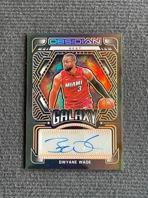 Dwyane Wade 2021-22 Panini Obsidian Galaxy Auto Electric Etch Orange /25 #GA-DWY - image 1 of 2