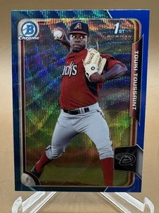 TOUKI TOUSSAINT 2015 Bowman Chrome BLUE WAVE REFRACTOR ROOKIE #BCP27 - NM/MT - Picture 1 of 2