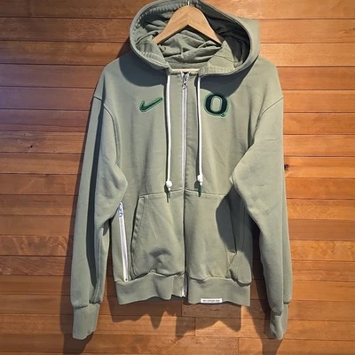 Oregon Ducks Hoodie Mens S Green College Football Nike Dri Fit Standard Issue - Image 1 of 4