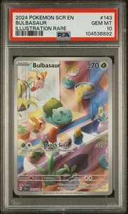 Bulbasaur Stellar Crown Illustration Rare #143 PSA 10 Pokemon [Nostalgium] - Bild 1 von 2