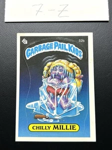 32b Chilly Millie matte OS1 GPK Series 1 Garbage Pail Kids 1985 Topps USA first - Picture 1 of 9