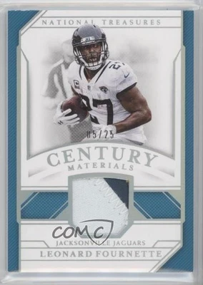 2018 National Treasures Century Materials Holo Silver /25 Leonard Fournette - Image 1 of 2