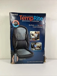 Homedics Temp Rite Cuscino Massaggio Doppio Clima Caldo Freddo Sedile Pad Funzionante Ottimo - Foto 1 di 8