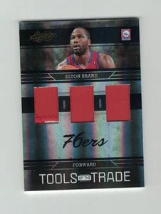 ELTON BRAND 2009-10 Panini Absolute TRIPLE PATCH #3/25 Tools Of The Trade - Picture 1 of 2