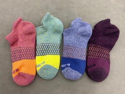 4 pairs Bombas Performance Tri-Block Multi Ankle Socks women size S 4-7 - Image 1 of 4