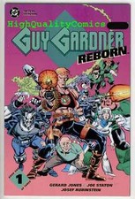 GUY GARDNER REBORN #1, NM+, Green Lantern, 1992, Lobo, Guns