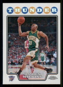 2008-09 Topps Chrome Refractors #138 Damien Wilkins - Picture 1 of 2