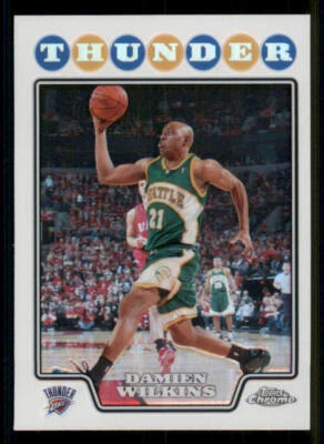 2008-09 Topps Chrome Refractors #138 Damien Wilkins - Image 1 of 2