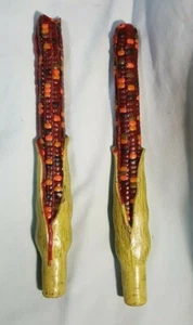 Candela conico di mais raccolto - Set di 2 9" lunghi - Foto 1 di 6