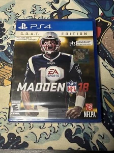 Madden NFL 18 TOM BRADY GOAT Edition PS4 FACTORY SEALED - Picture 1 of 7