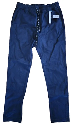 男式 PAISLEY & GRAY 修身版型 #2679P 海军蓝裤子 | 全新带标签 中号 30x32 — 第 1/4 张图片