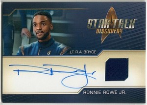 Star Trek Discovery Season Three - Ronnie Rowe Jr as Lt RA Bryce - Auto Relic v2