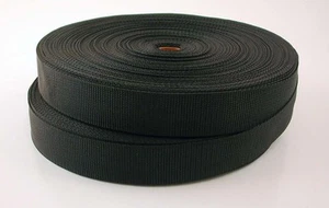 1,5" SCHWARZ Polypro Gurtband 100 Yard Rolle nicht Nylon - Bild 1 von 1