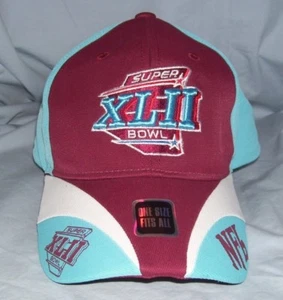 Brand New Super Bowl XLII Baseball Hat Cap OSFA AUTHENTIC - Bild 1 von 6