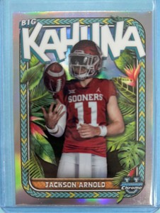 2023 Bowman Chrome U University Jackson Arnold Refractor RC Rookie Big Kahuna SP