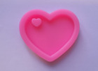 Gorgeous silicone mould for keychain, keyring, heart shaped, heart shaped hole