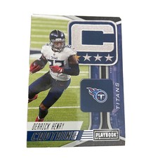 2021 Panini Playbook Captains Derrick Henry Tennessee Titans #CAP-DHE Insert