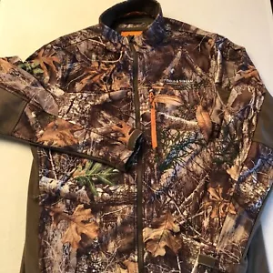 RealTree Edge Camo Jacket Men's XL Full Zip Wind Stopper Hunting Drawstring - Picture 1 of 12