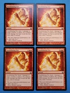 4x Annihilating Fire Return to Ravnica 2012 Mtg Magic Card Instant Mountain 85 - Picture 1 of 4
