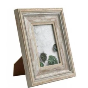 Washed Wooden Photo Frame 6x4" - Picture 1 of 2