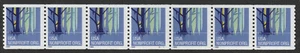 US Scott 3207, (5c) Wetlands PNC strip of 7, plate # S1111 - Picture 1 of 1