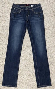 UnionBay Jeans Juniors Size 9 Lexington Straight Leg Blue Stretch Denim (32x34) - Picture 1 of 24