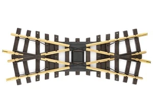 LGB 13200 22.5 Degree Crossing Track Brass Rail G Scale Garden Model Trains - Picture 1 of 2