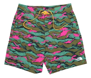 The North Face Class V Camouflage Ripstop Boardshorts Men's Bathing Suit NWT - Picture 1 of 2