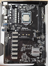 ASRock H110 Pro BTC+ Płyta główna górnicza Intel i5-7500T Procesor CPU bez wentylatora