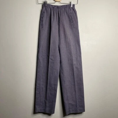 90s vintage, navy and white pants with pockets by Jantzen size 8 - Image 1 of 4