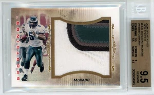 2009 SPORTKINGS BOX TOPPER 1/1 - DONOVAN MCNABB JERSEY MEMORABILIA - BGS GEM 9.5 - Picture 1 of 2