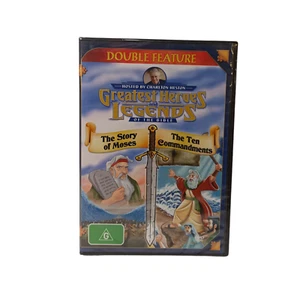 Greatest Heroes & Legends Of The Bible DVD Story of Moses & Ten Commandments - Picture 1 of 11