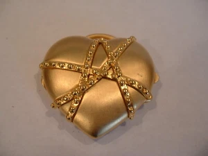Estee Lauder Solid Perfume Compact "Chained Heart" Mint - Picture 1 of 1