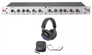 DBX 234XS Rack Mount Stereo 2/3/4-Way Crossover Sound Processor+DJ Headphones - Picture 1 of 8