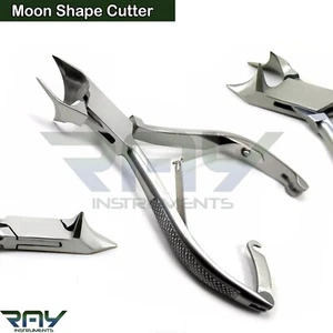 Cortaúñas Quiroprácticas Resistente Gruesas Forma de Luna Puntera Cortaúñas Pinza - Imagen 1 de 4