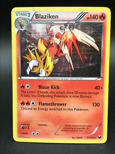 Blaziken HOLO RARE 17/108 BW Dark Explorers Pokemon 2012 NM - Picture 1 of 2