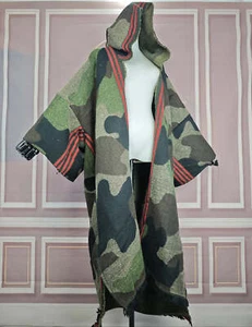 Casual Hooded Long Open Front Kimonos/Cardigan - Picture 1 of 4