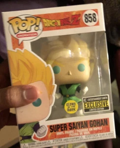 Funko Pop! Exclusive DBZ Super saiyan Gohan Glow in the Dark #858 - Picture 1 of 7