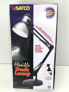 Satco Flexible 34" Swing Arm Drafting Desk Lamp w/ Mounting Clip & Base SF76-358 - Picture 1 of 15