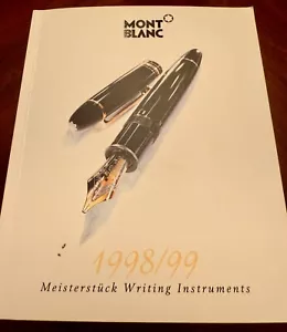 Mont Blanc Meisterstuck Writing Instruments 1998/1999 Promotional Catalog - Picture 1 of 2