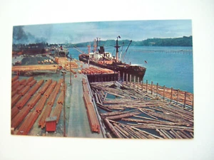 K-9 TRANSPORTHOLZ AUS DEM PAZIFIK NORDWESTEN POSTKARTE - Bild 1 von 2