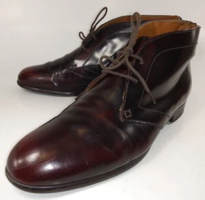 1937 Footwear Damen Stiefel Oxford Knöchel US 9,5 Burgund Lackleder Spitze 1145 - Bild 1 von 11