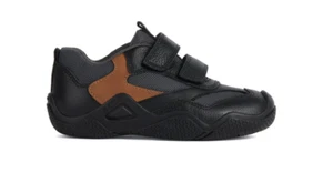 GEOX RESPIRA WADER Boys Kids Childrens Shoes J1630A-C0181 Black/Brown - Picture 1 of 4