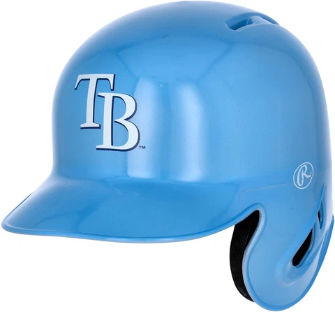 Tampa Bay Rays Rawlings Alternative Chrome Mini Batting Helmet Cover
