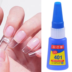 12g Super Strong Nail Glue Acrylic UV Gel Nail False Nail Art Tips Manicure Tool - Bild 1 von 11